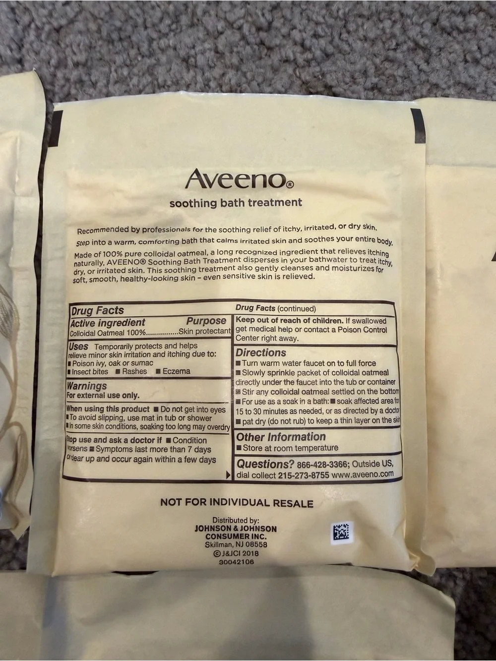 Aveeno Soothing Bath Treatment